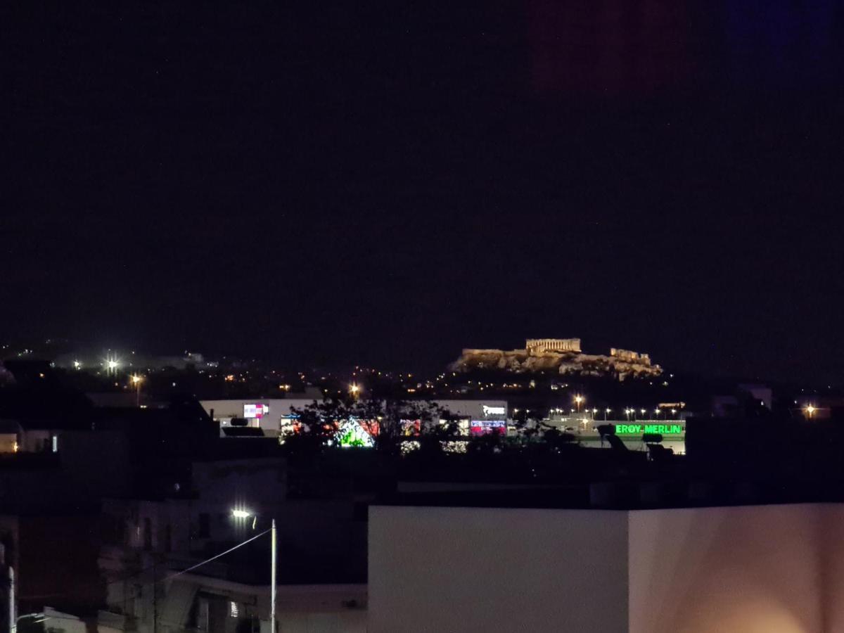 Sunny Home Private Jacuzzi Hydromassage Acropolis & Lycabettus Far View Parking 300M Metro Peristeri Atenas Exterior foto